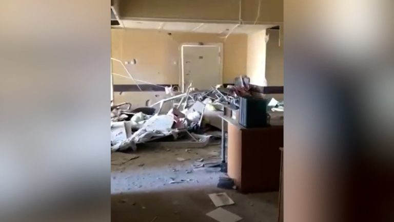 Russian military strike causes “significant” damage at hospital in Ukraine’s Severodonetsk, video shows 