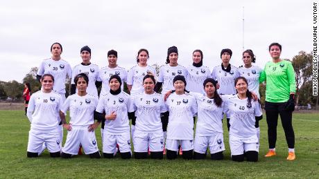 These Afghan women footballers are adjusting to a new life in Australlia.