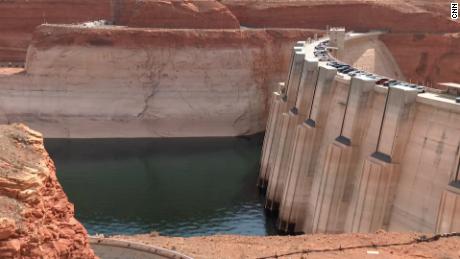 If the water level falls another 32 feet, Glen Canyon Dam will no longer produce electricity.