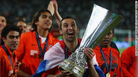 Darijo Srna won the UEFA Cup with Shakhtar Donetsk in 2009.