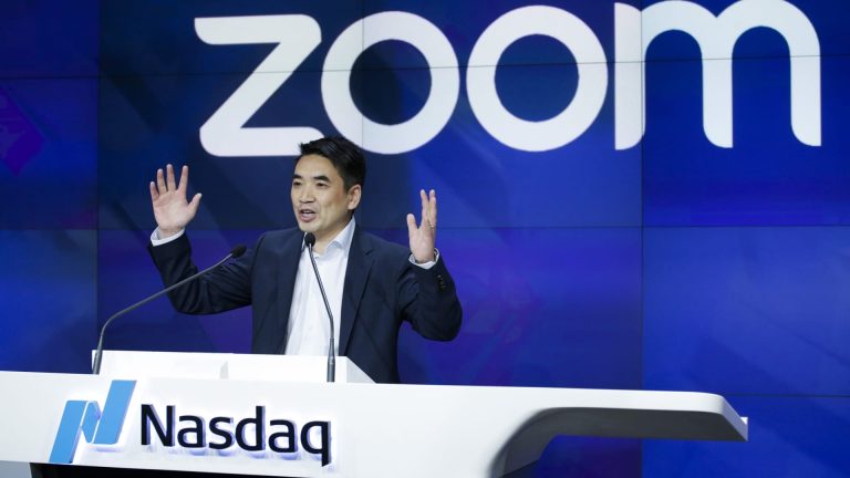 Zoom pops 16% on first-quarter results