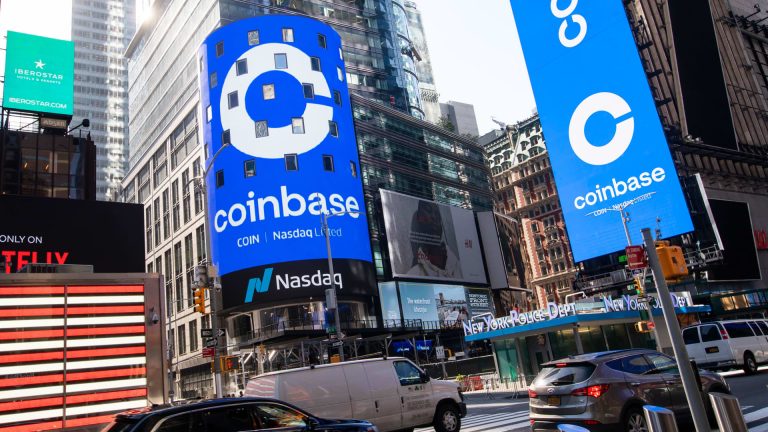 Coinbase shares dive 22% after revenue miss