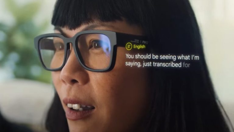 Google smart glasses prototype translates languages in real time