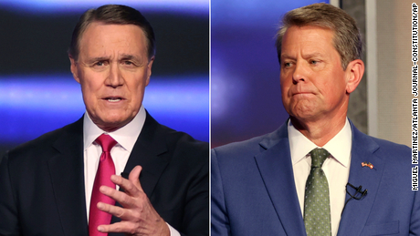 Kemp and Perdue clash over 2020 election results at Georgia GOP governor&#39;s debate 