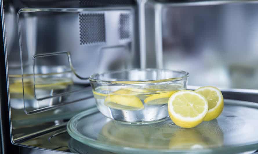 Lemon and water is one effective way of cleaning or helping to clean a microwave.