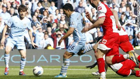 Aguero is City&#39;s all-time leading goalscorer.