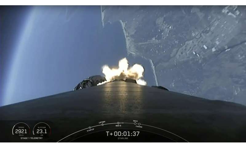 SpaceX launches Starlink satellites from California