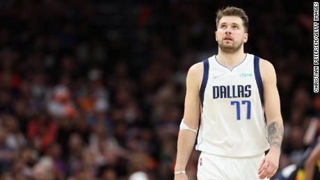 Doncic during the second half of Game 2 of the Western Conference semifinals against the Phoenix Suns.