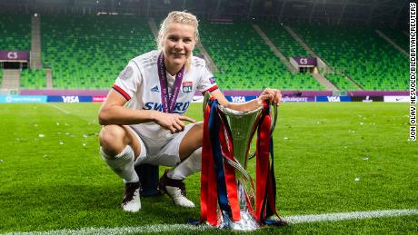 Hegerberg has won five Champions League titles with Lyon.