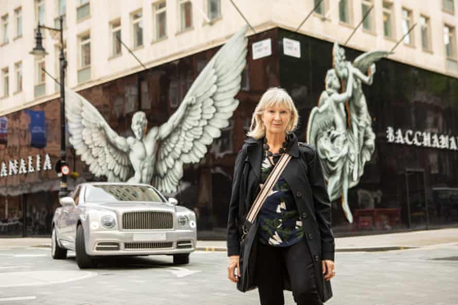 Caroline Knowles in Mayfair’s Berkeley Square.