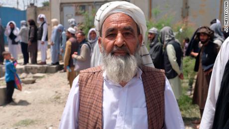 &quot;We want to work with our own hands so we can eat food we have bought with our own money,&quot; says Haji Noor Ahmad, as he waits for WFP aid.