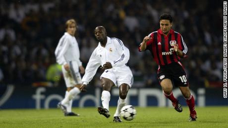 Claude Makelele won the Champions League with Real Madrid in 2002.