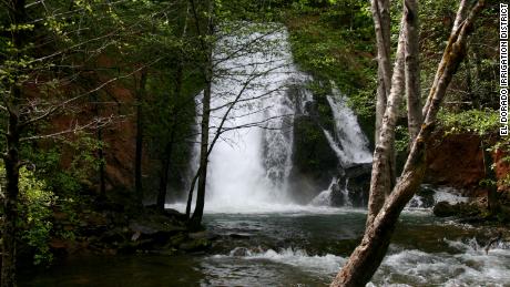 The Camp Creek in El Dorado County, California, before the Caldor Fire.