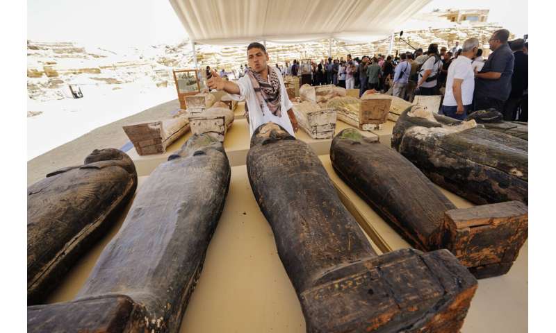 Egypt displays trove of newly discovered ancient artifacts