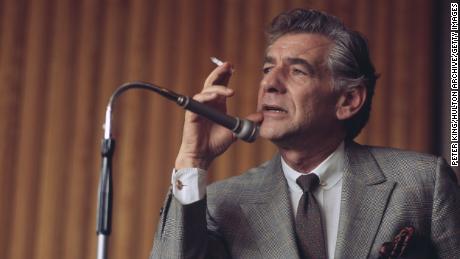 American composer and conductor Leonard Bernstein in 1970.