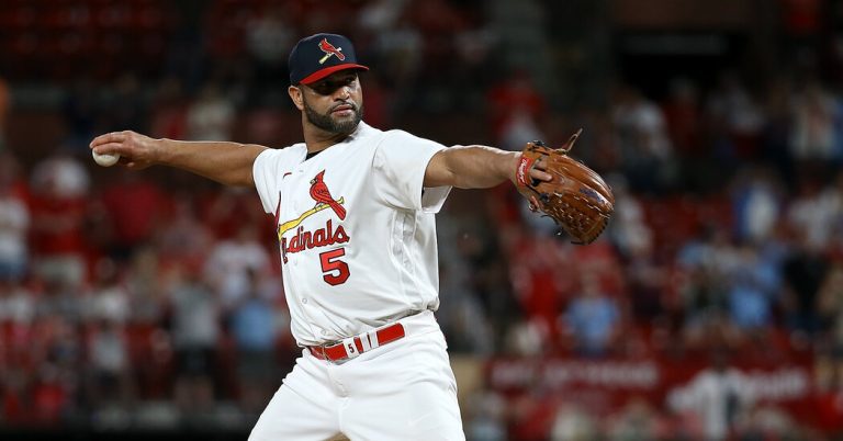 Albert Pujols’s Pitching Debut Falls Short of Lena Blackburne’s