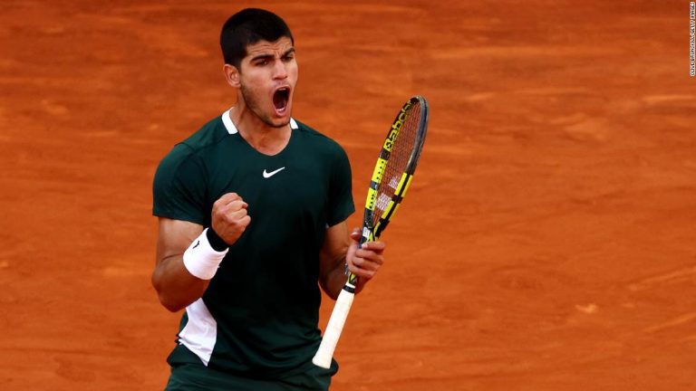 Carlos Alcaraz channels spirit of Real Madrid to defeat Novak Djokovic in Madrid Open epic