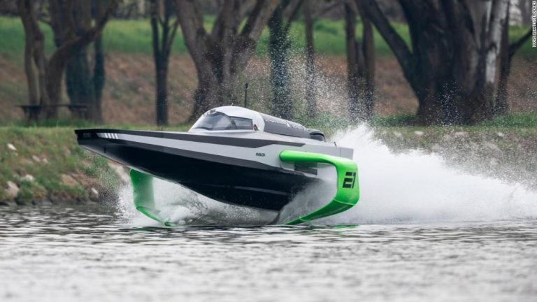 The E1 Series RaceBird electric powerboat doesn’t just float, it ‘flies’