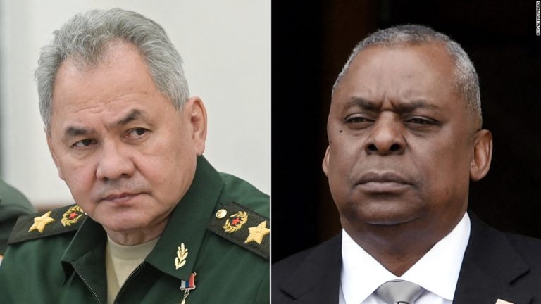 US defense secretary Lloyd Austin speaks with Russian counterpart Sergei Shoigu for first time since Russia invaded Ukraine