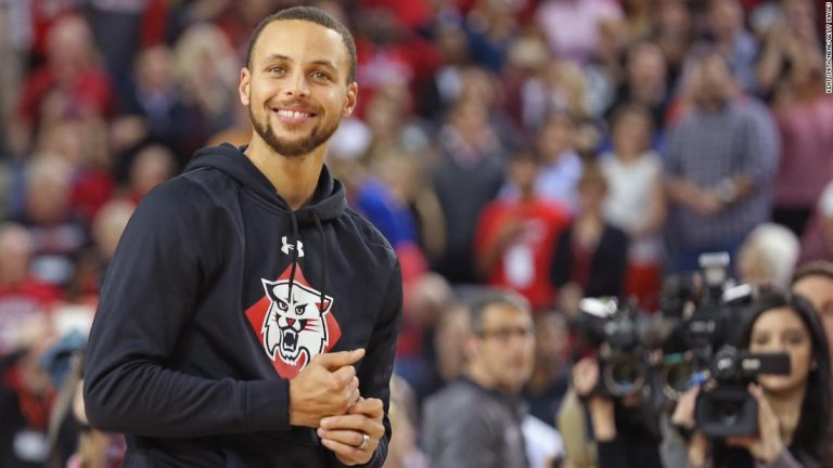 NBA star Steph Curry is set to graduate from Davidson College today