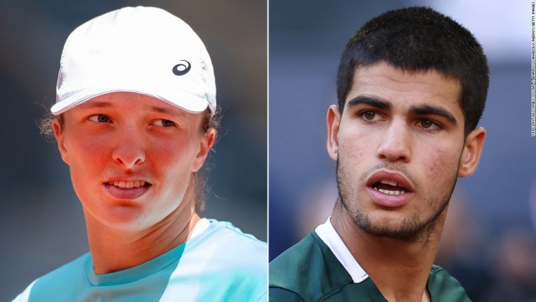 French Open: Carlos Alcaraz and Iga Swiztek are tennis’ rising stars