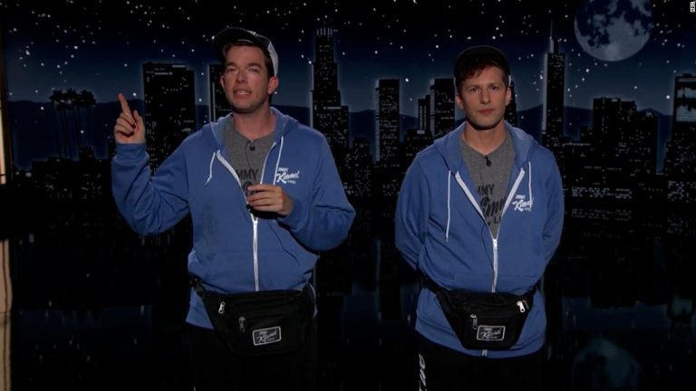 Watch John Mulaney and Andy Samberg roast Jimmy Kimmel for getting Covid again