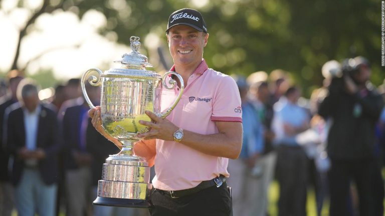 Justin Thomas admits he surprised himself with odds-defying PGA Championship comeback win