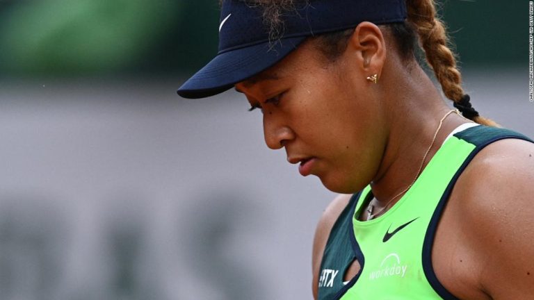 Naomi Osaka knocked out of French Open after first-round defeat against Amanda Anisimova