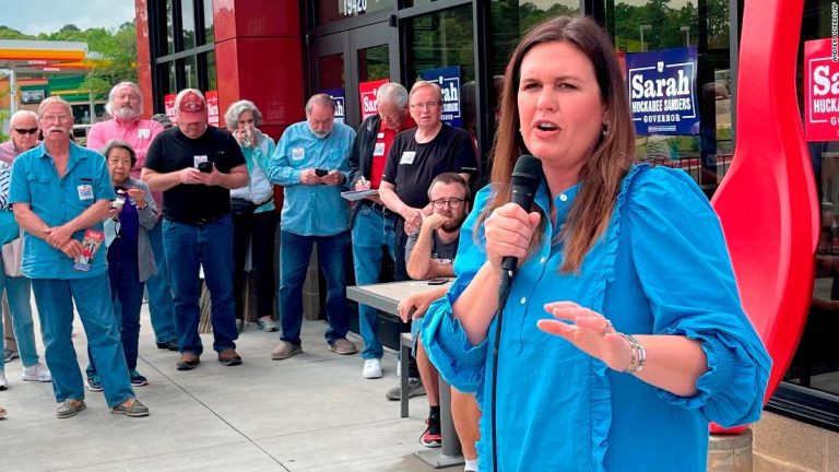 Sarah Huckabee Sanders will win GOP nomination for Arkansas governor, CNN projects