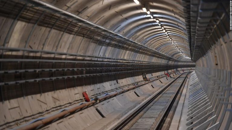 Huge new railway line opens deep beneath London