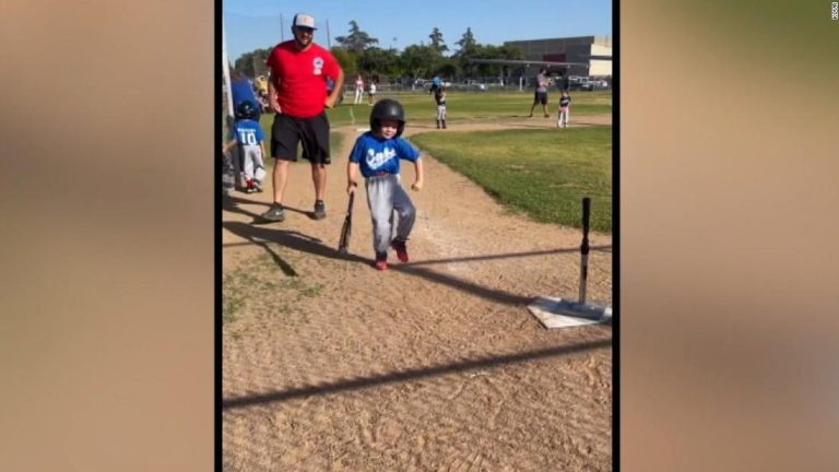 Boy's viral T-ball walk-up dance is an internet hit