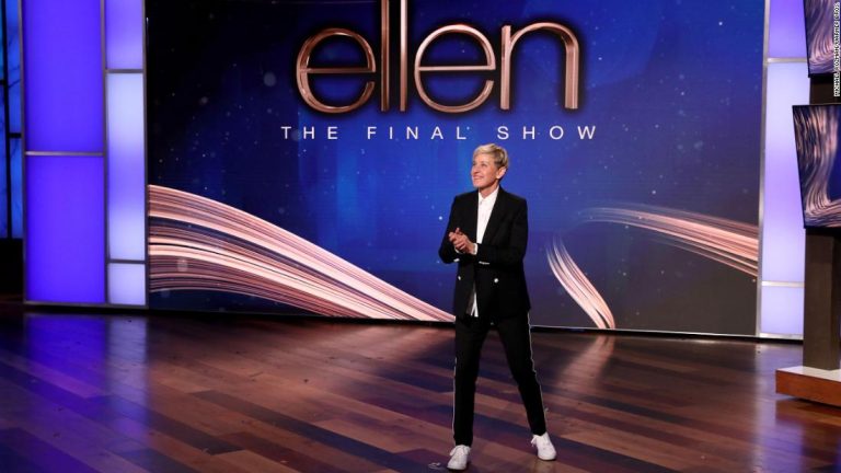 Ellen DeGeneres says goodbye in tearful final episode