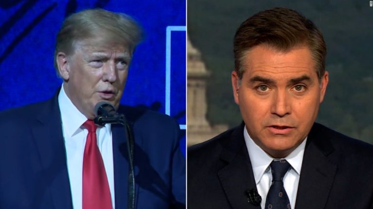 'Give me a break': Acosta reacts to Trump's NRA speech