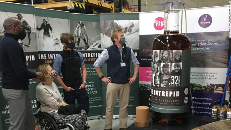 The world’s largest whiskey bottle sold for $1.4 million at auction