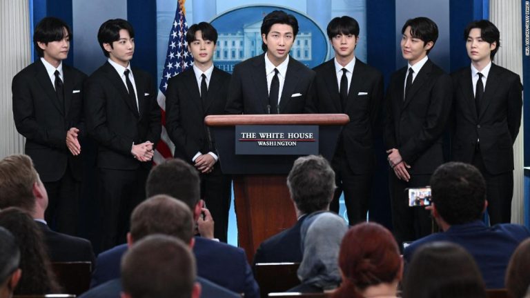 K-pop supergroup BTS visits the White House