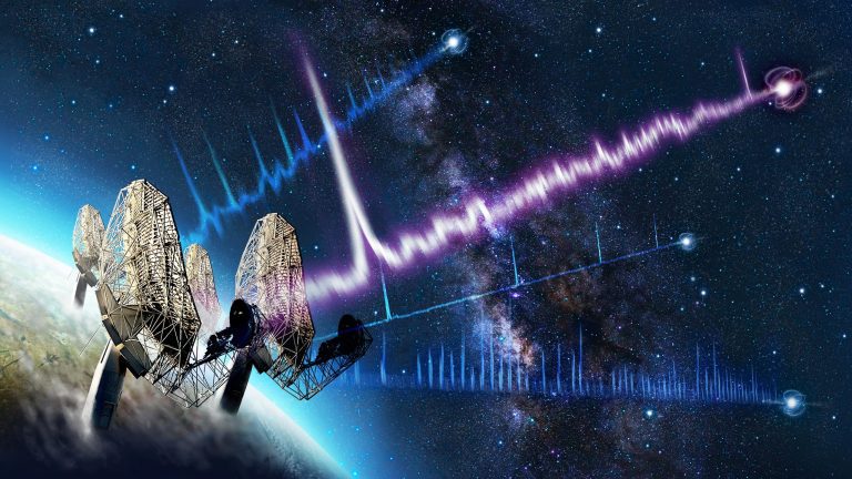 Strange Radio-Emitting Neutron Star Discovered in Stellar Graveyard