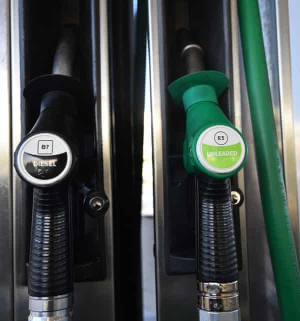 A general view of an Asda petrol pump