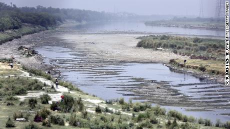 The Yamuna River on May 1 in New Delhi, India. 