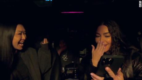 Kim Kardashian celebrates passing her bar exam in &quot;The Kardashians.&quot;