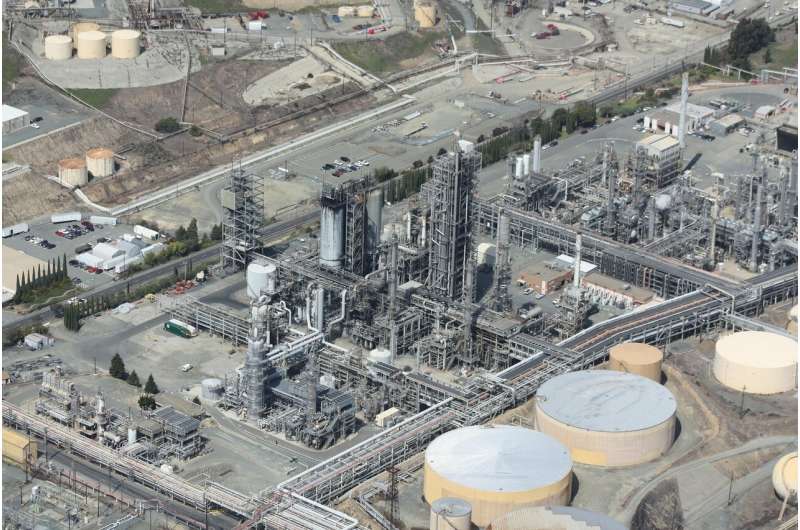 oil refinery