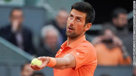 Djokovic plays against Monfils.