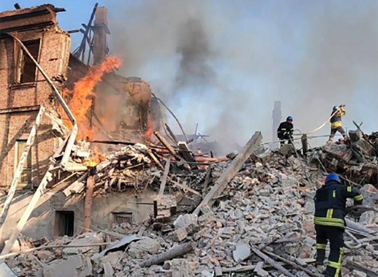 High casualties feared after school shelter in Ukraine bombed