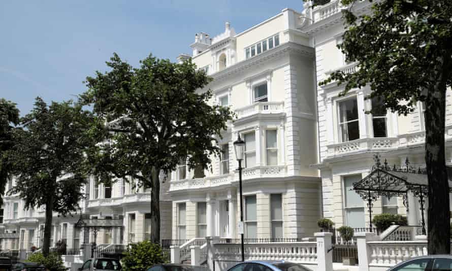 Luxury terraced homes in Holland Park, west London