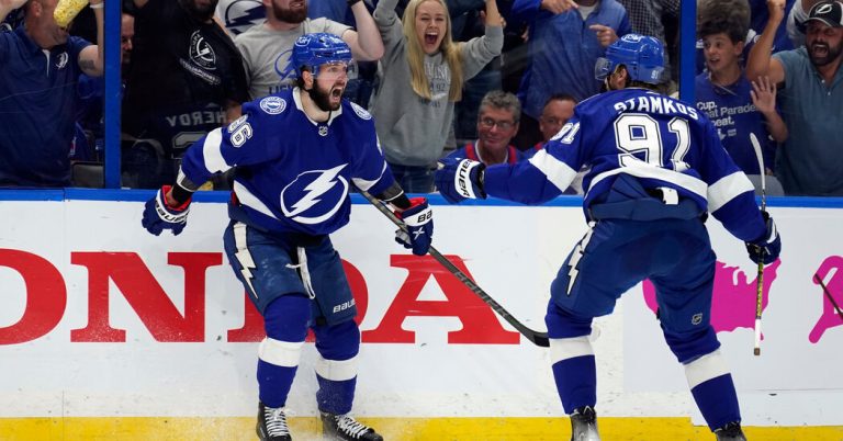 Tampa Bay Defends Its Home Ice to Even the Series