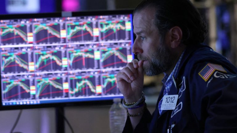 Stock futures are little changed as investors dwell on health of the economy