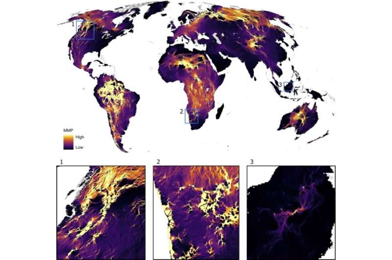 Canada ranks third worldwide in permeable landscapes for wildlife