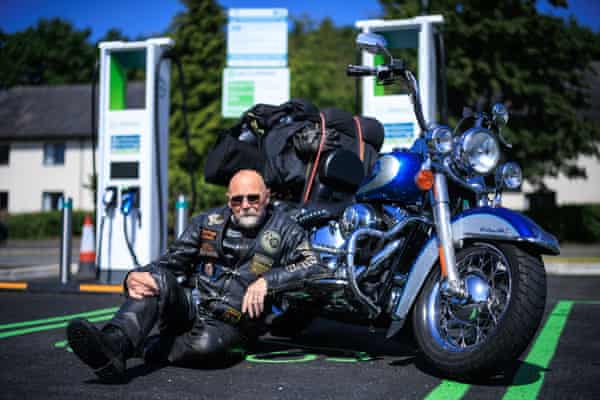 Mark Tyme, a biker from Blackpool.