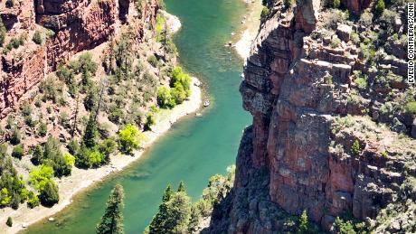 The local economy around Flaming Gorge depends on tourists who come to splash in the reservoir or to fish and float the Green River.