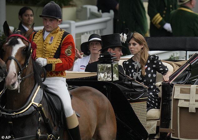 The royal appeared concerned as the incident took place on her arrival to the fifth day of Royal Ascot