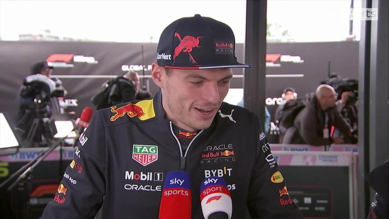 Max Verstappen is in a strong position after a strong drive in the rain in Canada